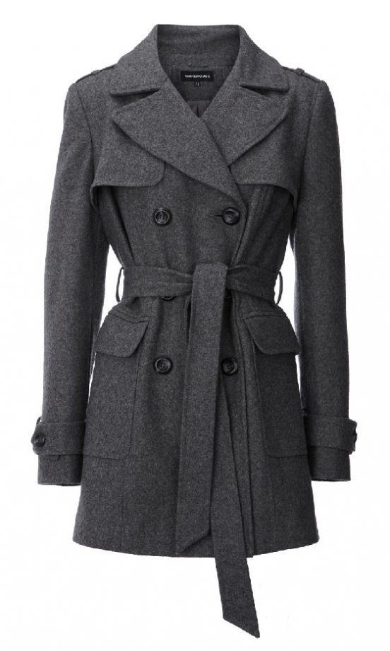 Warehouse Wool Blend Trench Coat, £95