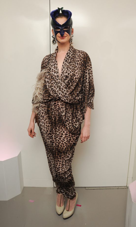 Anne Hathaway At The Lanvin Halloween Extravaganza Hosted By Alber Elbaz
