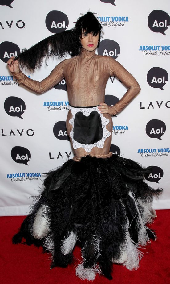 Christian Siriano At Heidi Klum's 11th Annual Halloween Party, New York 2010