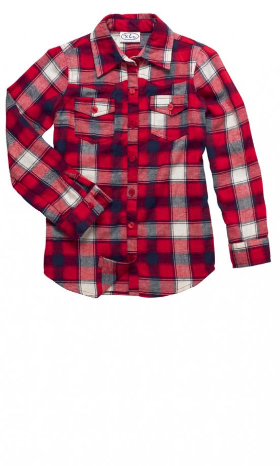 F+F At Tesco Red Check Shirt, £15