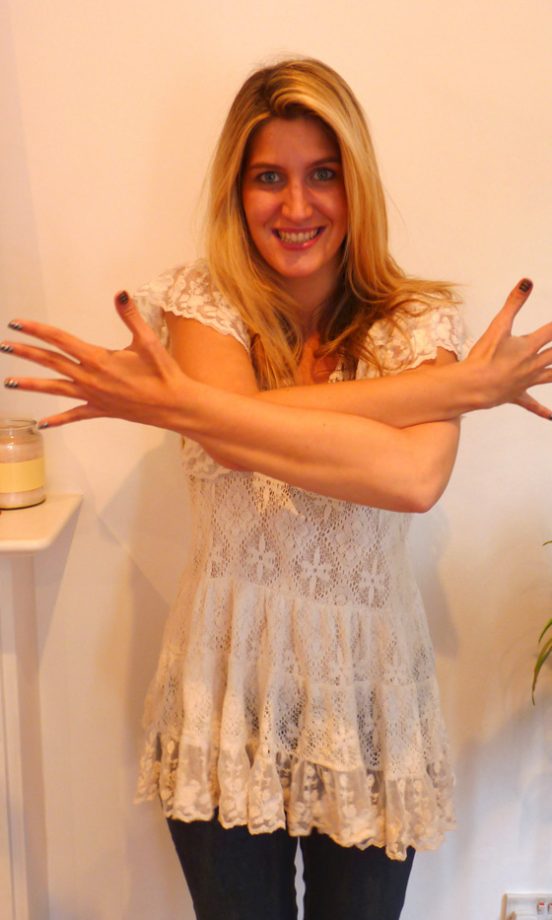 Francesca Hull Joins In With The Worlds Biggest Online Handshake With Nails Inc