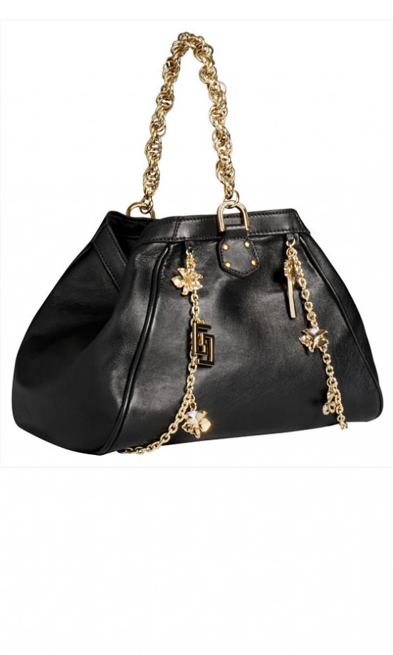 Keep It Simple With This Black Leather Bag, £99.99 From The Versace For H&M Collection 2011