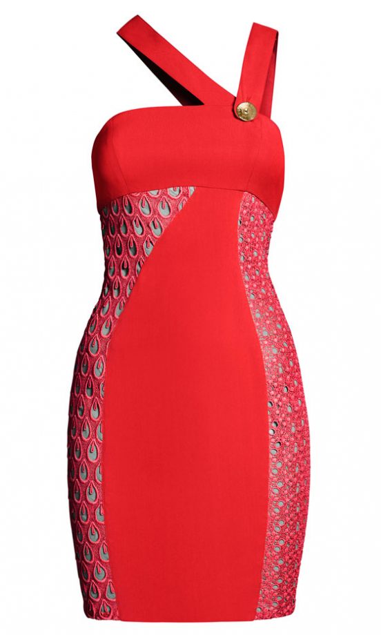 Stand Out On The Dance Floor In This Red Dress From The Versace For H&M Collection 2011