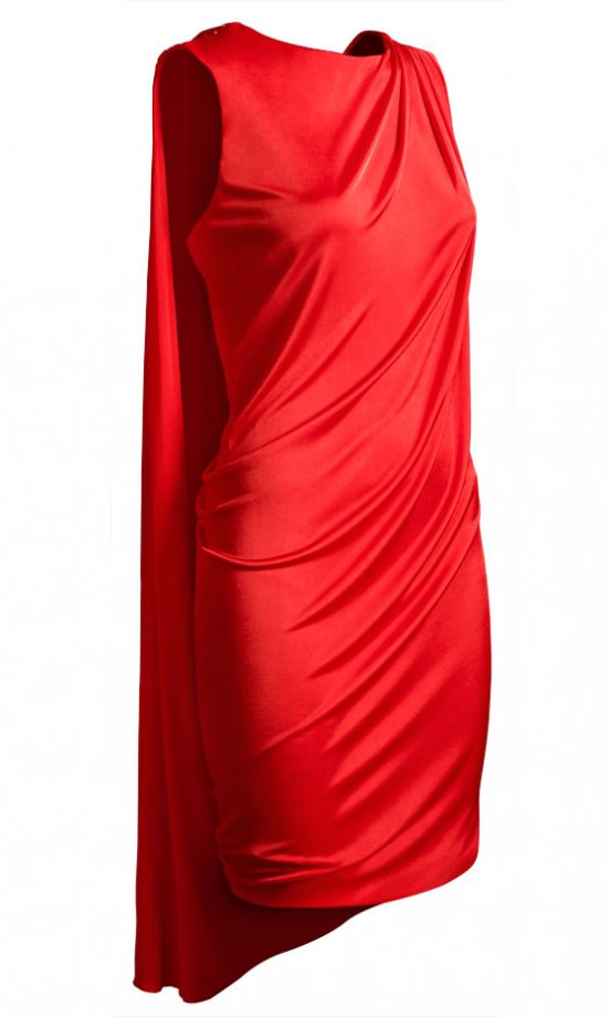 We Love This Statement Draped Dress From Versace's H&M Collection, £49.99