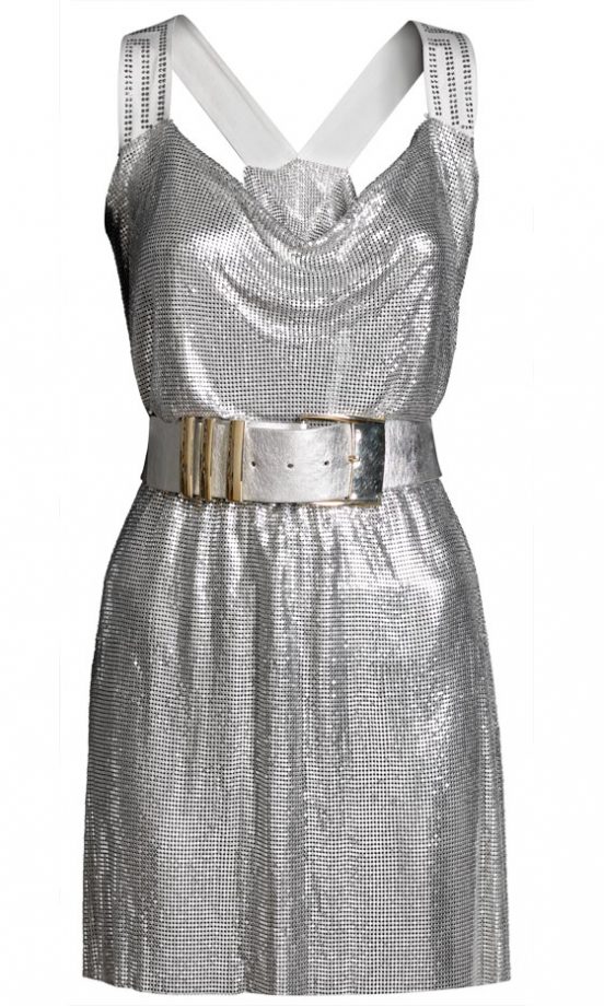 Stand Out In This Metallic Dress From The Versace For H&M Collection 2011, £149.99