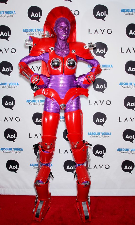 Heidi Klum Goes All Out To Celebrate Her 11th Annual Halloween Party, New York 2010