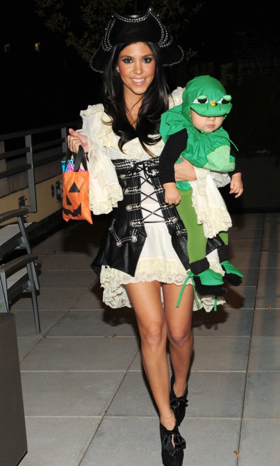 Kourtney Kardashian Celebrating Halloween With Her Son Mason