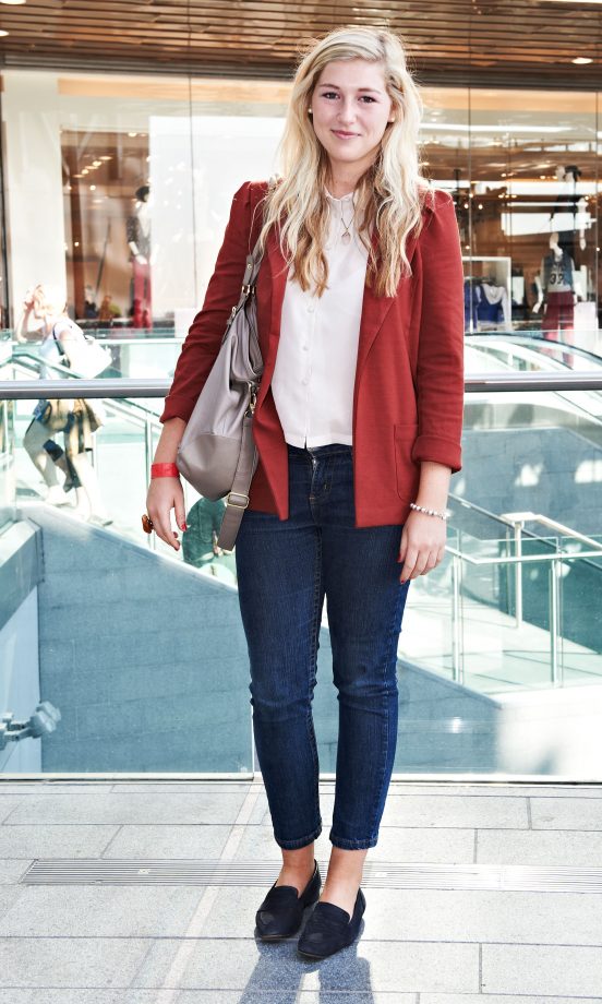 Ruby Whitelocke, 18, From London, Wearing A Forever 21 Blazer
