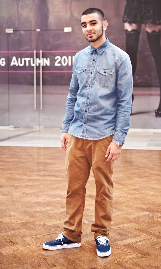 Burak Izzet, 18, From Tottenham, Wearing A Next Shirt