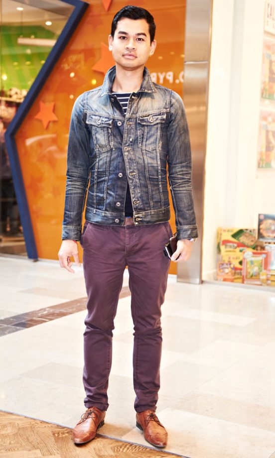 Ric Khine, 32, From Wapping, Wearing A G-Star Jacket
