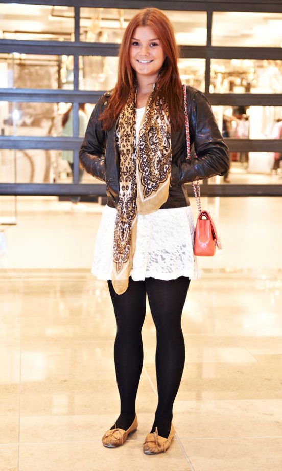 Claire Turnbull, 20, From Brentwood, Wearing A Vintage Jacket
