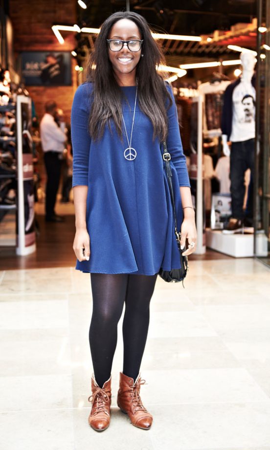 Marie Belmoh, 25, From London, Wearing A Dress From Asos
