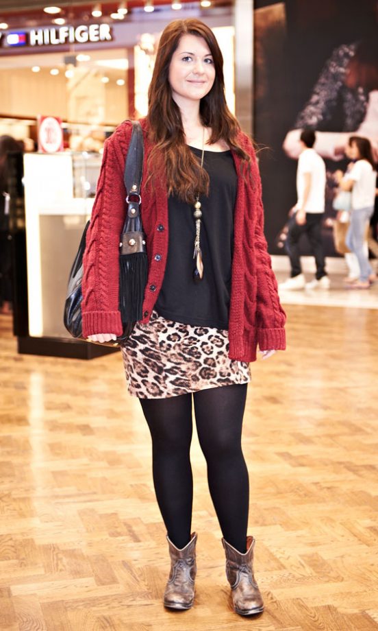 Zoe Muslim, 25, From London, Wearing A Topshop Cardigan