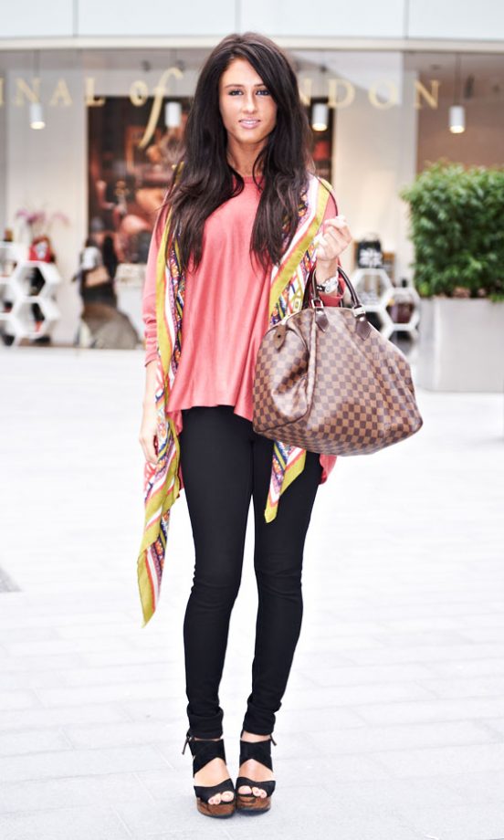 Elizabeth Pringle, 19, From Hertfordshire, With A Louis Vuitton Bag and Dorothy Perkins Shoes