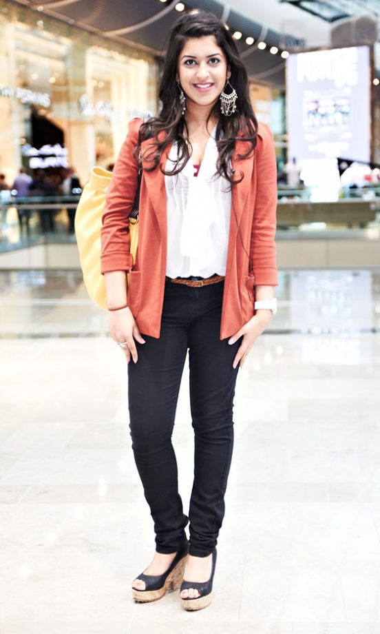 Dahlia Ojazeb, 20, From Essex, Wearing A Forever 21 Jacket