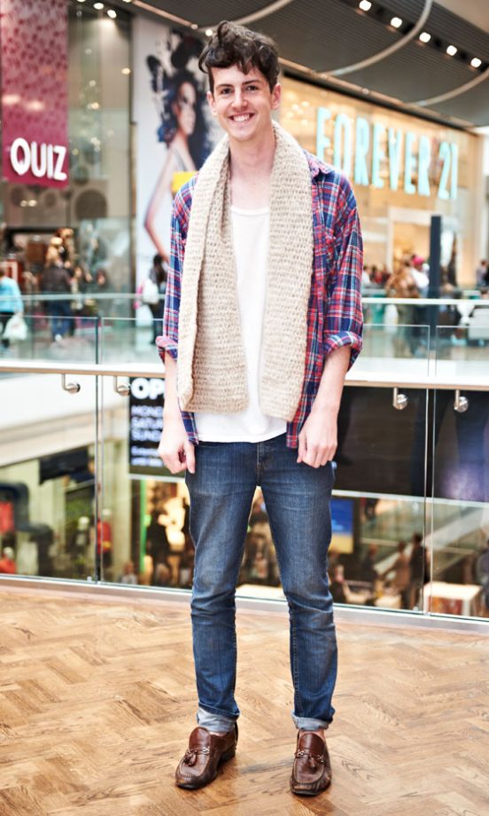 Simon Butcher, 23, From London, Wearing A Rokit Jacket