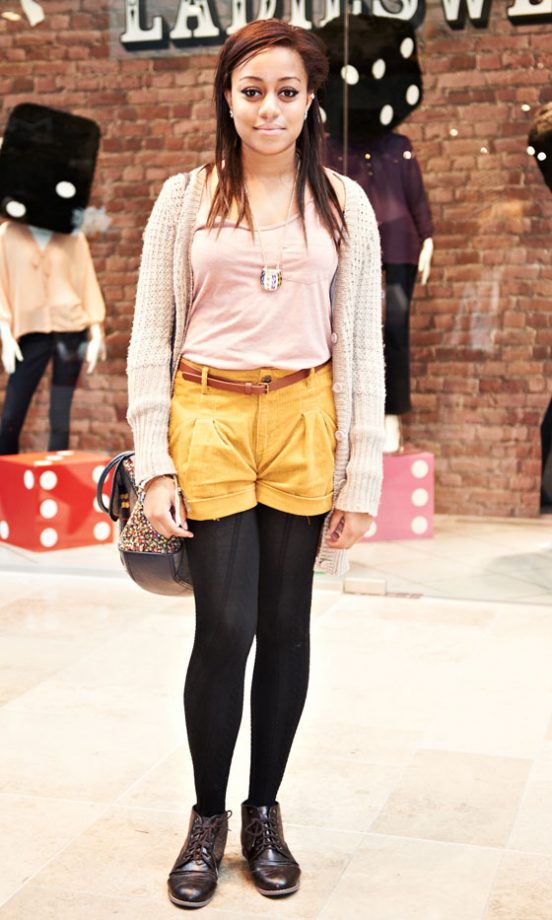 Rai-Ann Stennett, 18, From Northolt, Wearing Primark Shorts