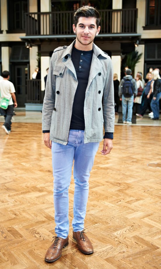 Sam Ross, 18, From Chelmsford, Wearing Topman Jeans