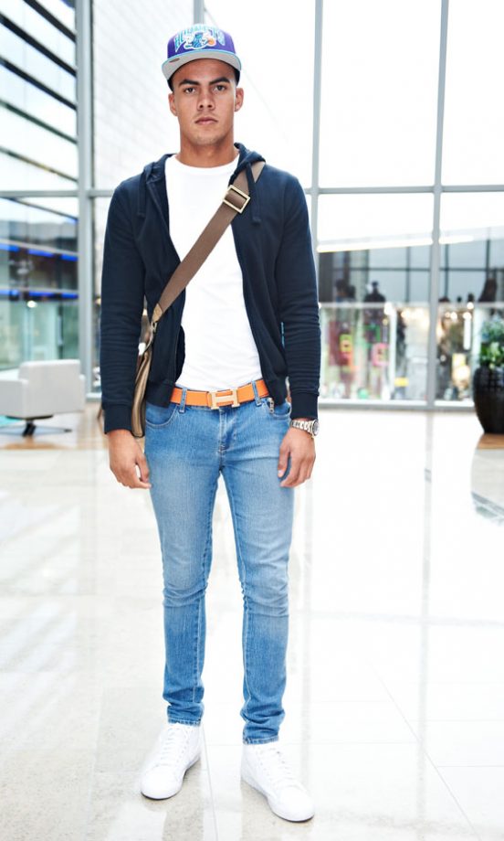 Alex Kennedy, 18, From Waltham Abbey, Wearing H&M Jeans