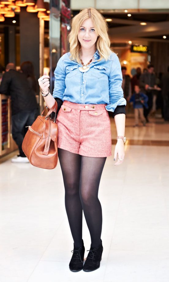 Victoria Bell, 22, From Colchester, Wearing Primark Shorts