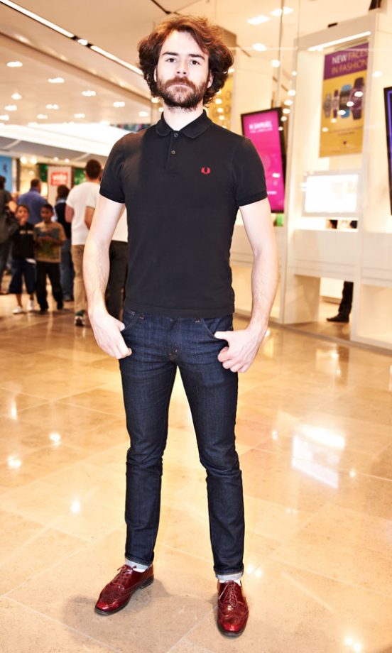 Russell Philip Peek, 29, From Bethnal Green, Wearing Russell & Bromley Shoes