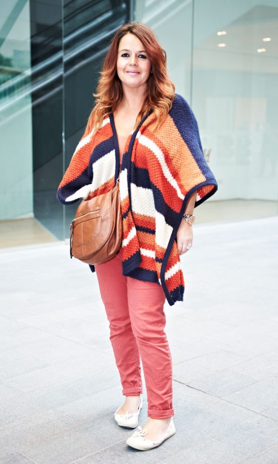 Vanessa Alcock, 37, From Kent, Wearing A Dorothy Perkins Cape
