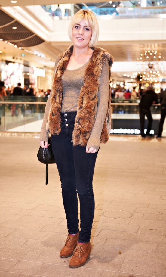 Hannah Williamson, 21, From Derby, Wearing Gilet From Asos