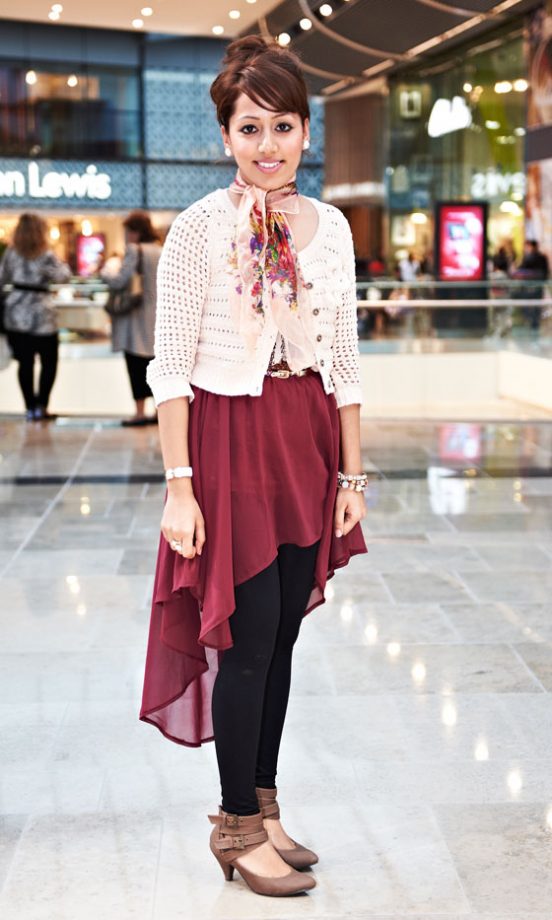 Ateka Daws, 24, From Upton Park, Wearing A Miss Selfridge Skirt