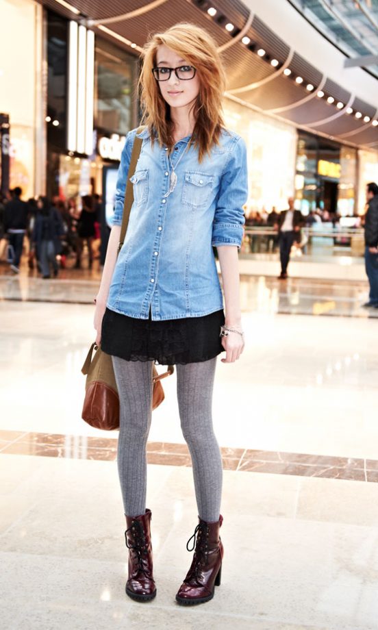 Victoria Henderson, 18, From St. Albans, Wearing Primark Boots