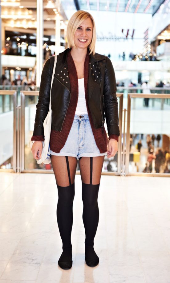 Ewa Hammerberg, 24, From Sweden, Wearing A Jacket From Vera Moda