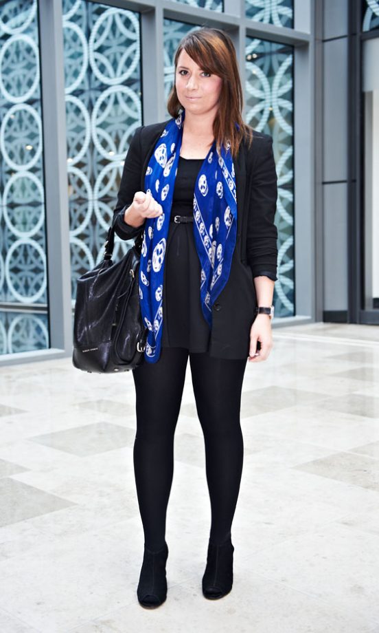 Laura Baillie, 23, From Forest Hill, Wearing a Bag From Karen Millen
