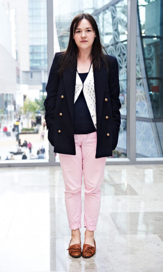 Georgina Harper, 31, From London, Wearing Trousers From H&M