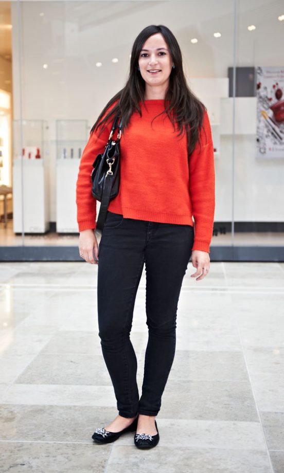 Charlotte Walt, 24, From Dulwich, Wearing A Jumper From Zara