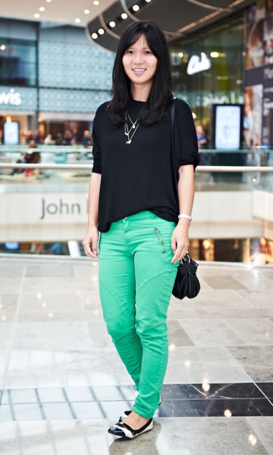 Qunmei Gong, 32, From London, Wearing Trousers From Topshop