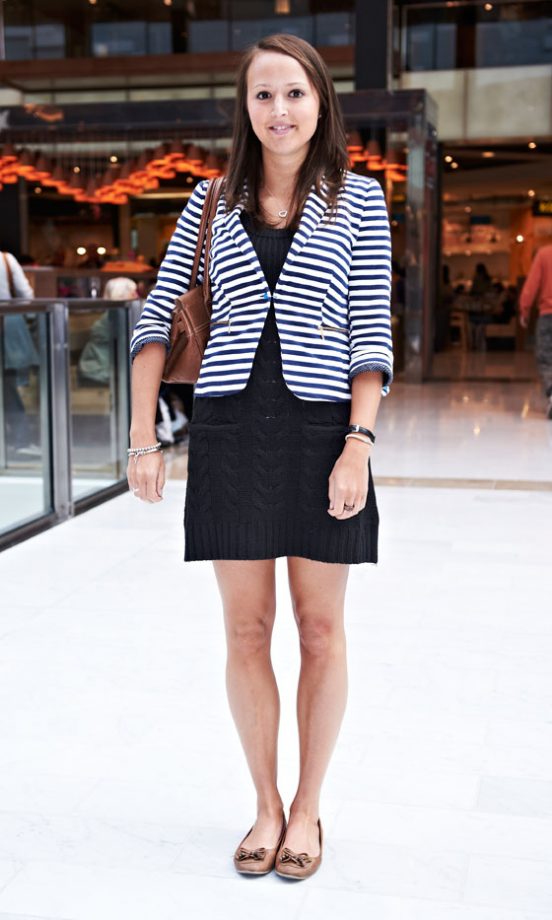Elizabeth Wheatley, 24, From Essex, Wearing a Jacket From Zara