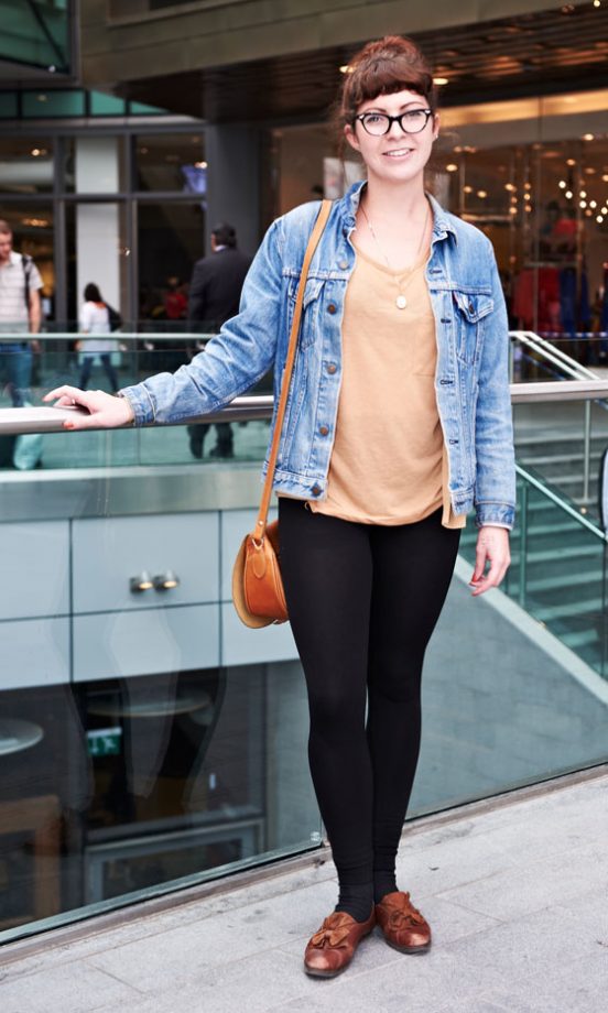Georgina Howard, 21, From London, Wearing A Jacket By Levis