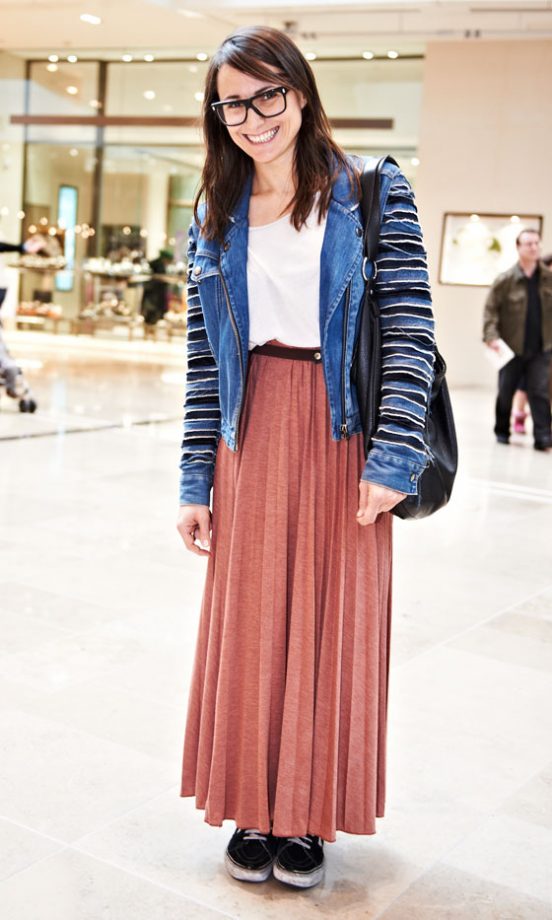 Rita Com, 35, From London, Wearing A Primark Skirt