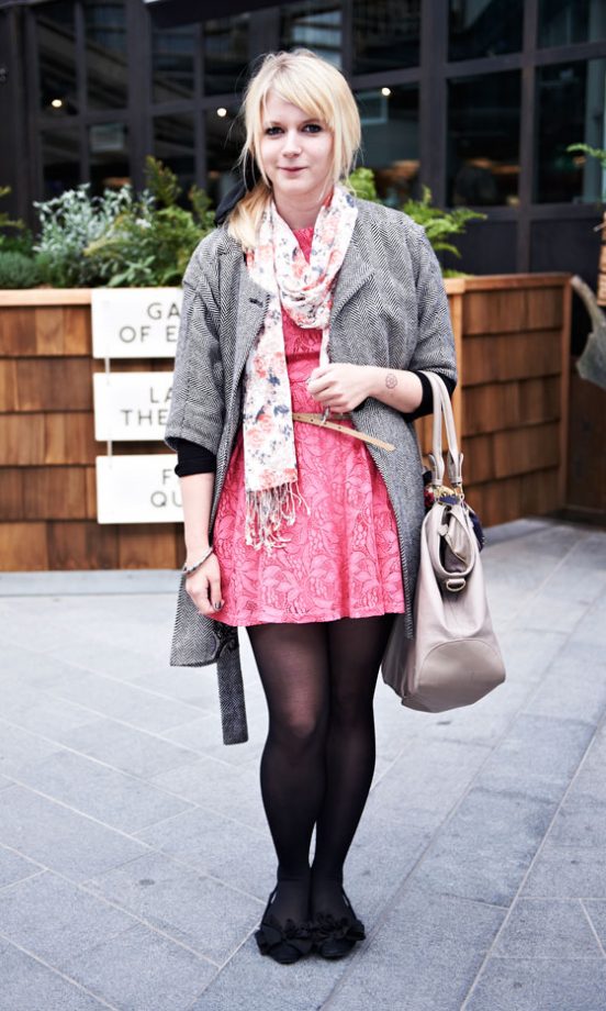 Leanne James, 20, From London, Wearing A Dress From Topshop