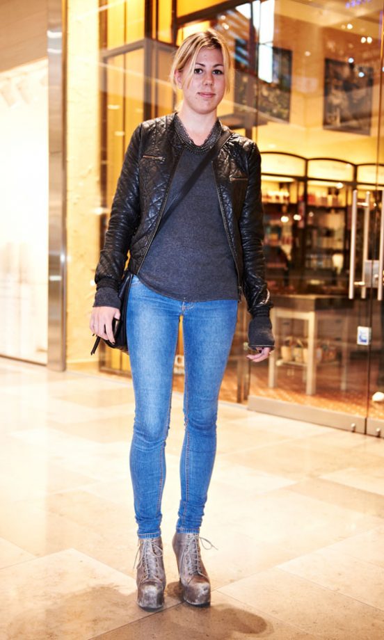 Joanette Carlsson, 23, From London, Wearing A Jacket From H&M