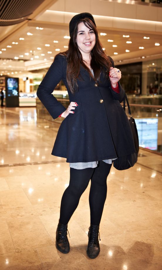 Sarah Grealy, 20, From London, Wearing A Coat From Urban Oufitters