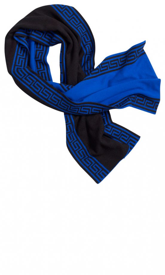 Versace For H&M Black And Blue Scarf, £29.99