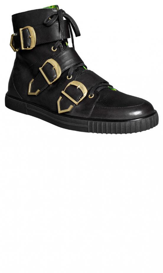 Versace For H&M Black Buckle Trainers, £39.99