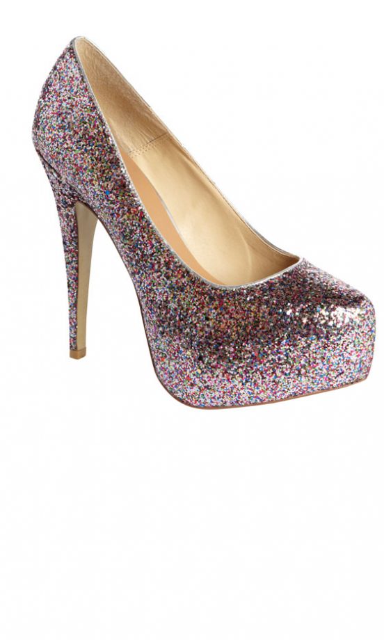 Primark Glitter Court Shoes, £18