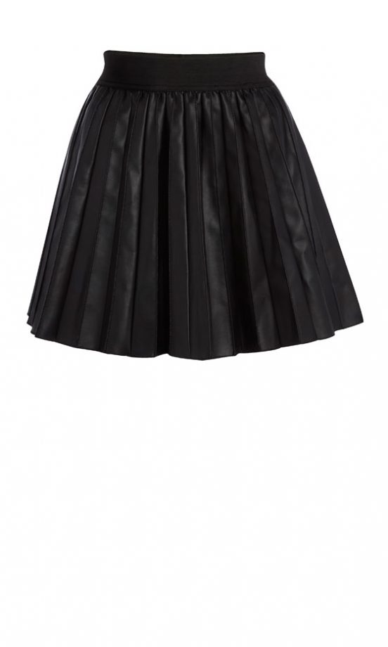 Primark PU Pleat Skirt, £14