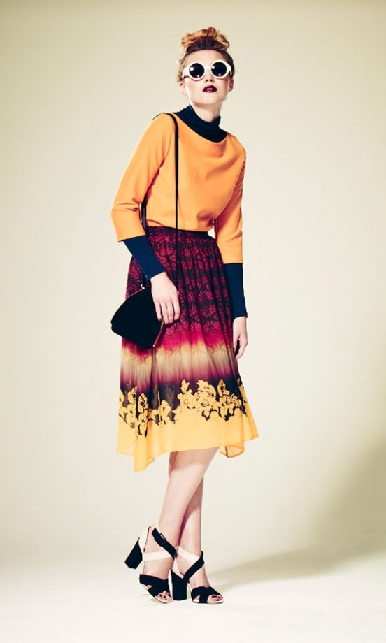Topshop Floral Midi Skirt, £60