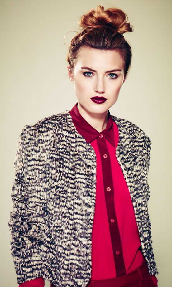 French Connection Faux Fur Coat, £140