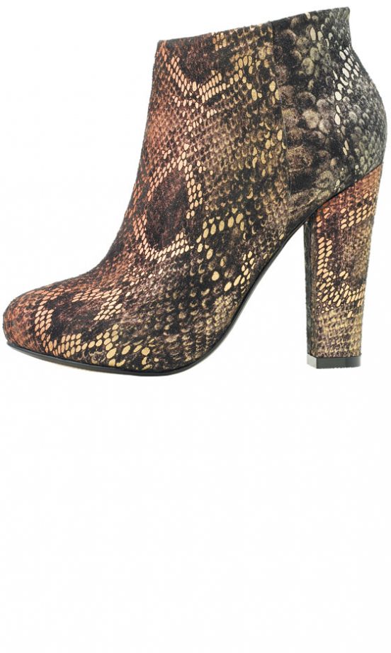 New Look Metallic Snake Boots, Were £34.99 Now £19.99