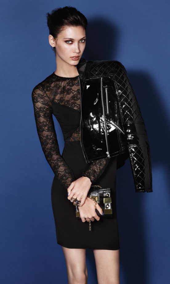 Topshop Fallen Angel Leather Patent Jacket, £90