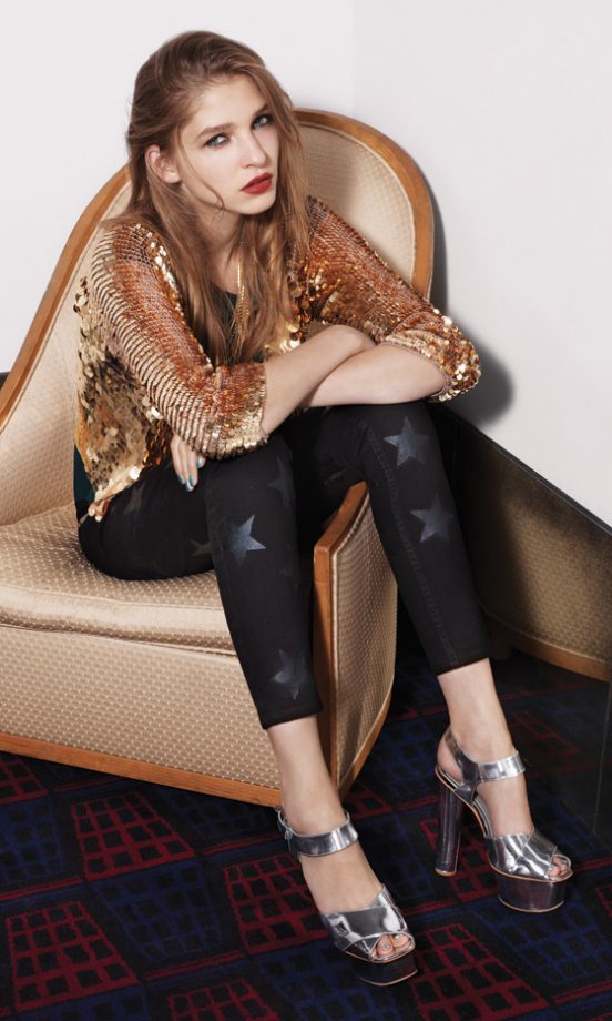 Topshop Stardust Star Print Leggings, £25