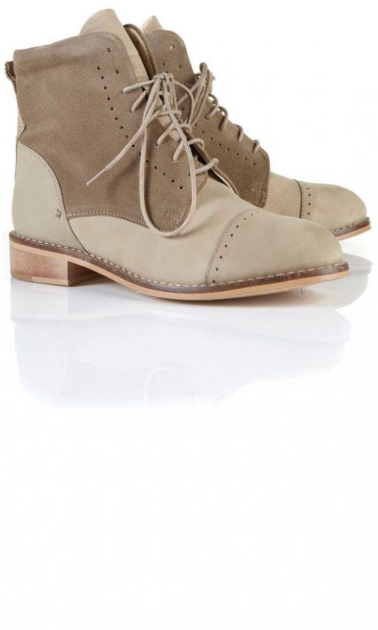 Topshop Lace-Up Brogue Boots, £65
